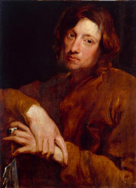 A Man as the Apostle Simon ca. 1618-20  by Anthony Van Dyck  (1599-1641)  Staatliche Kunstsammlungen Dresden Gal Nr 1020